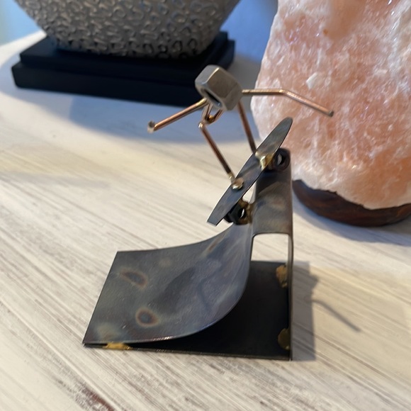 Skate Metal artwork skateboarder. Could be home accent, paperweight or art - Picture 2 of 5